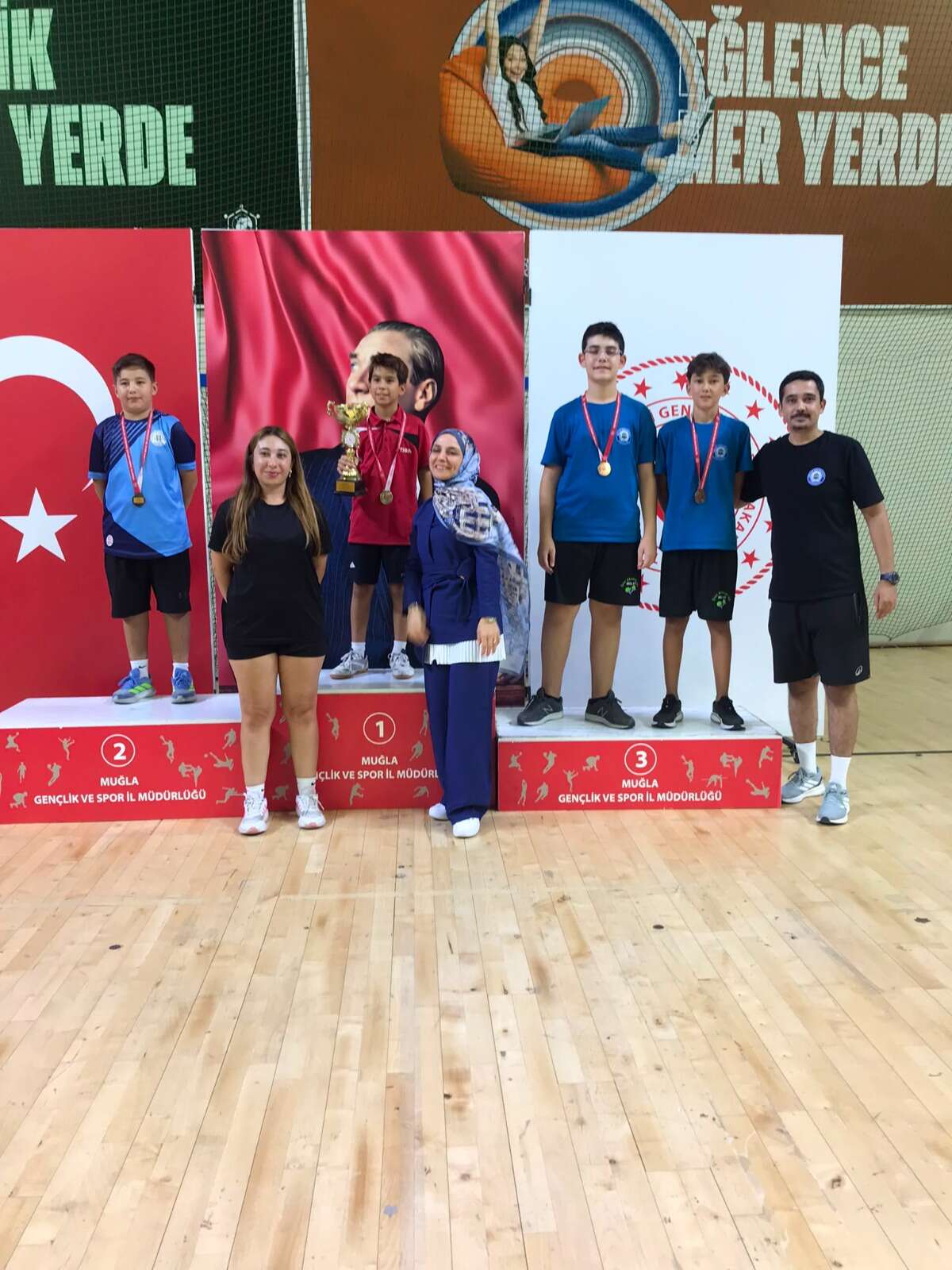 Milas Belediyespor Masa Tenisinde İl Şampiyonluğu 3